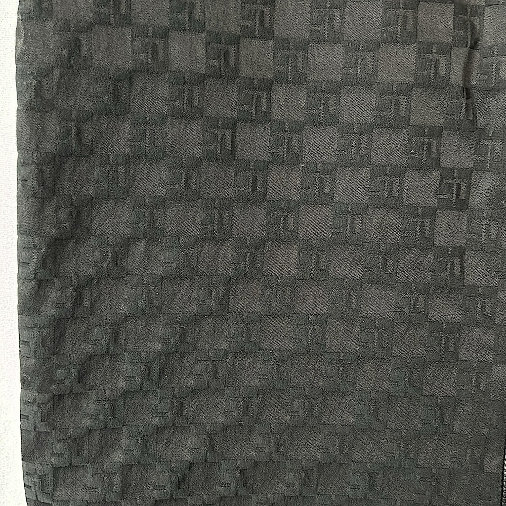St. John NWT Elegant Black Zippered Patterned Skirt **Size 6** 🌺🌺 - Picture 5 of 6